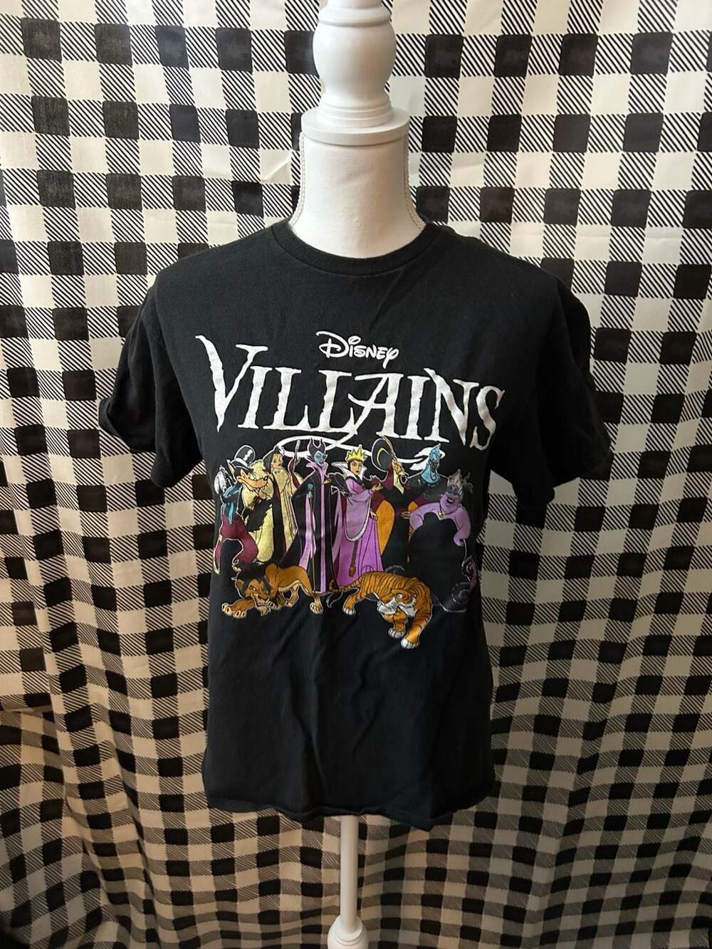 Disney Villains Group Graphic Black T-Shirt